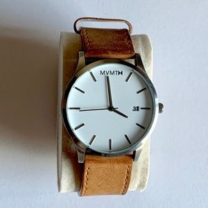MVMT Men’s Brown Leather Watch